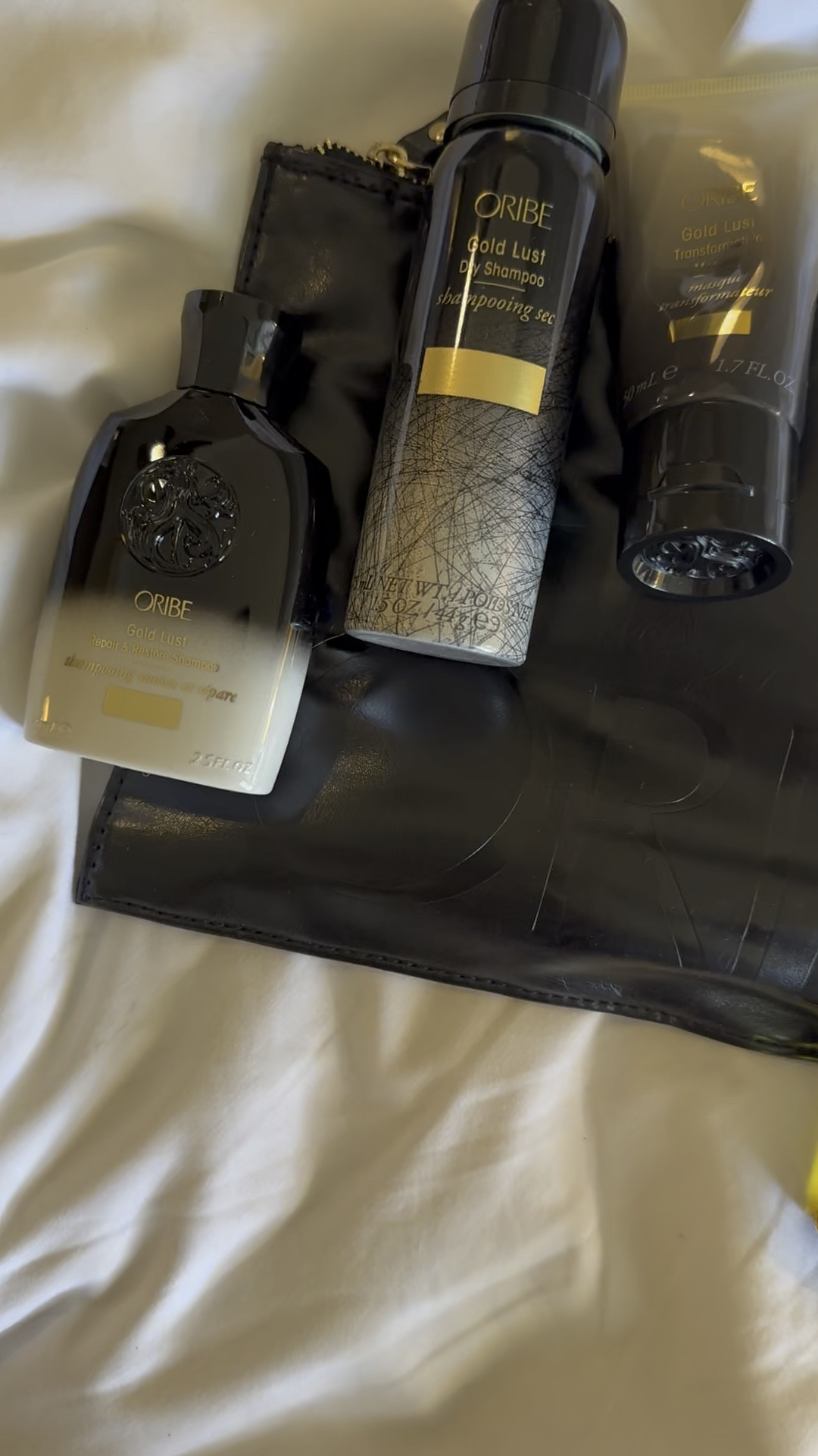 These gold lust travel sizes are the gold standard for hair…never leave home without it ⚡️⚡️

#LTKFind #LTKbeauty #LTKtravel