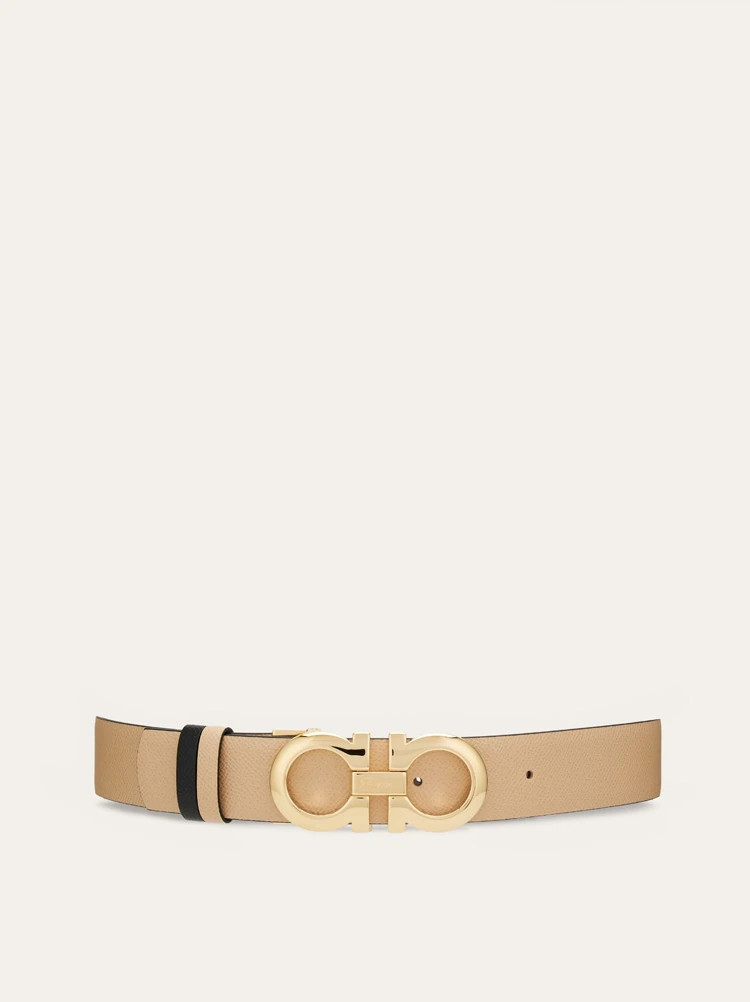 Reversible and adjustable Gancini belt | Ferragamo (EU)