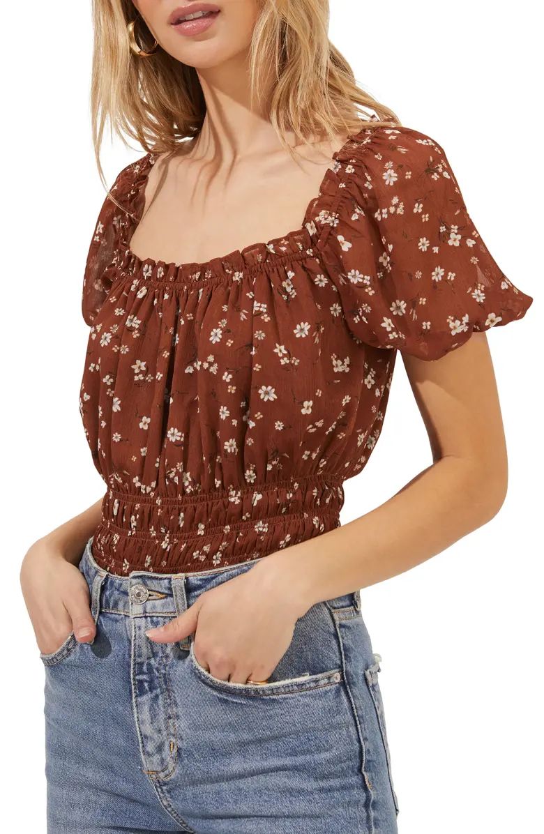 Floral Convertible Neck Bodysuit | Nordstrom