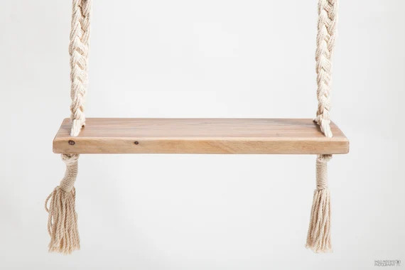 Braided Rope Swing for Adults with Steel Cable inside | Etsy (US)