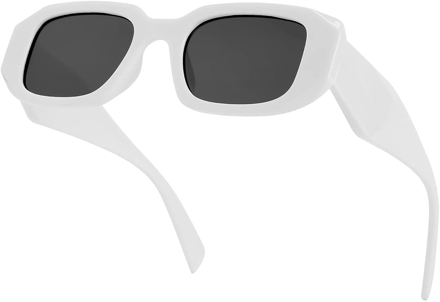 JOVAKIT Trendy Thick Chunky Rectangle Sunglasses for Women Men Fashion Small Square Sun Glasses U... | Amazon (CA)