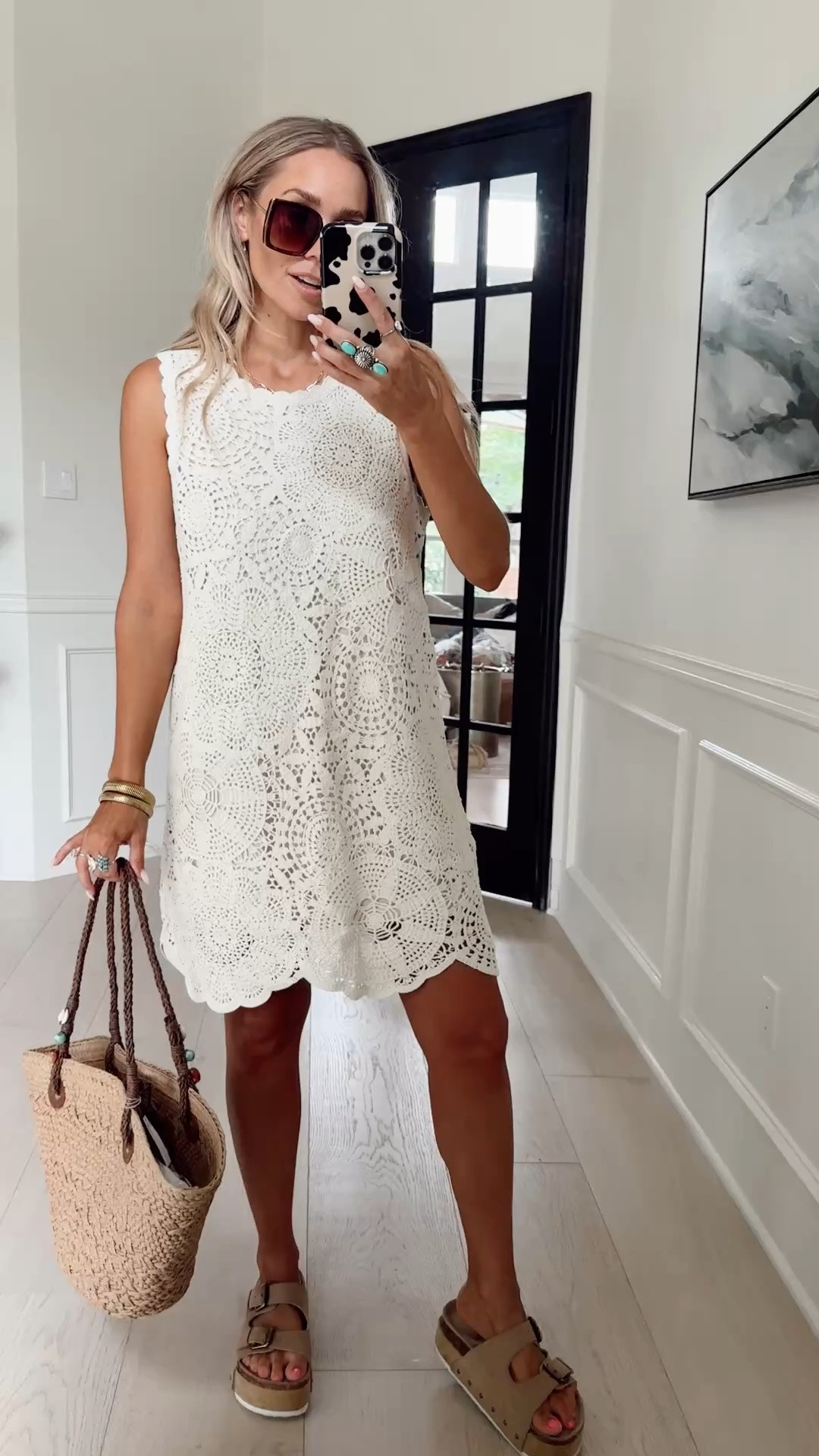 Major sale alert on this gorgeous crochet mini dress from Abercrombie! It’s currently $20 off plus used code AFSUMMER for an additional 15% off❣️🤭￼

Went up one size (medium)

5’5” // 120 lbs

#LTKSaleAlert #LTKootd #LTKdayinmylife