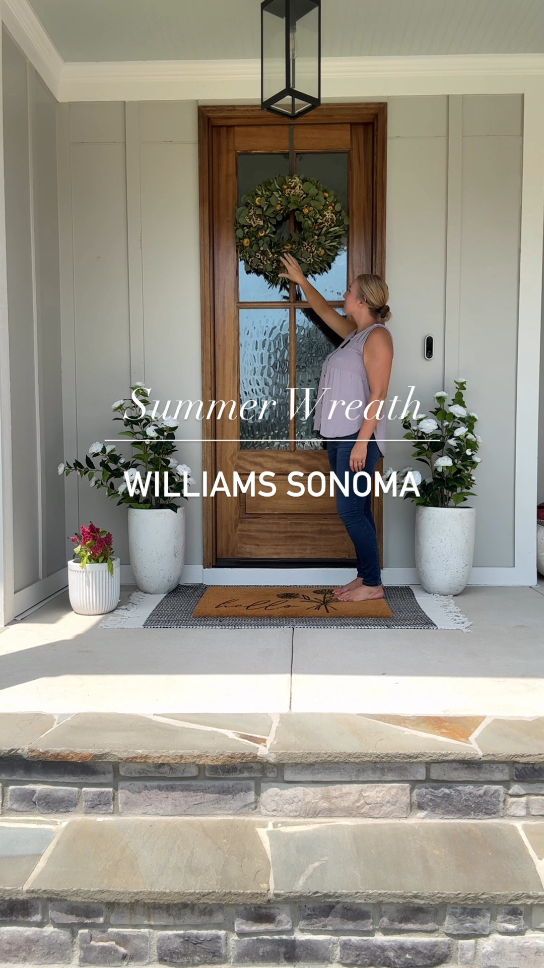 ✨Summer Wreath from @williamssonomahome 

Come unbox my new summer wreath y’all voted on! I am loving the pops of yellow 😍 I got this as part of my summer porch refresh, stay tuned for part 3.

Sharing all of my favorite summer wreaths including this one!

Don’t forget to FOLLOW @oak.haus.collective for more home design and style inspo 🤍

#williamssonomahome #summerwreath #summerporch #frontporchdecor #virtualinteriordesign #interiordesign #homestyling

#LTKFamily #LTKSeasonal #LTKHome