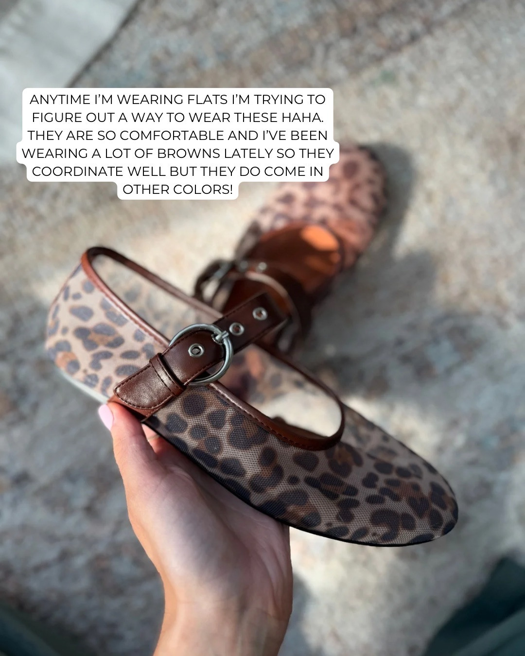 these are only $20 on Amazon now!!

Amazon, flats, cheetah flats, Mary Jane flats, Amazon shoes, going out shoes, comfy shoes for women, Hallie ragan

#LTKootd #LTKmomlife #LTKSeasonal