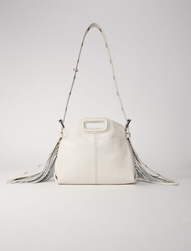 Crackle leather mini Miss M bag | Maje EU