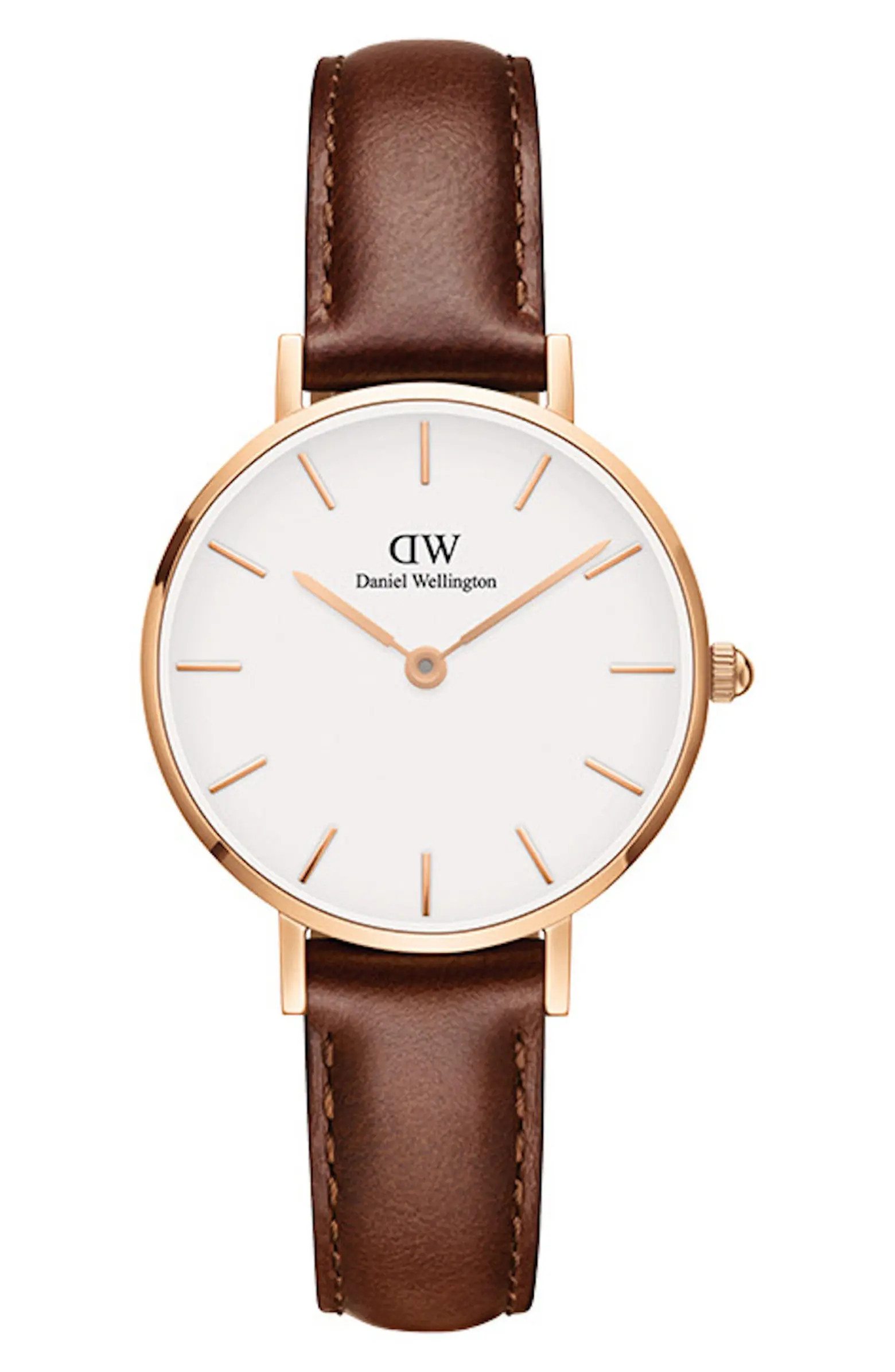 Daniel Wellington Classic Petite Leather Strap Watch, 28mm | Nordstrom | Nordstrom
