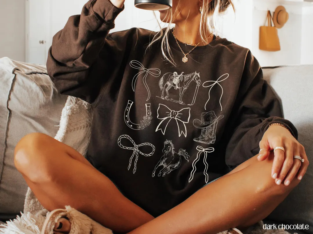 Horse Girl Era Sweatshirt, Horse Lover Gift, Western Cowgirl Shirt, Horse Riding Tshirt, Country ... | Etsy (US)