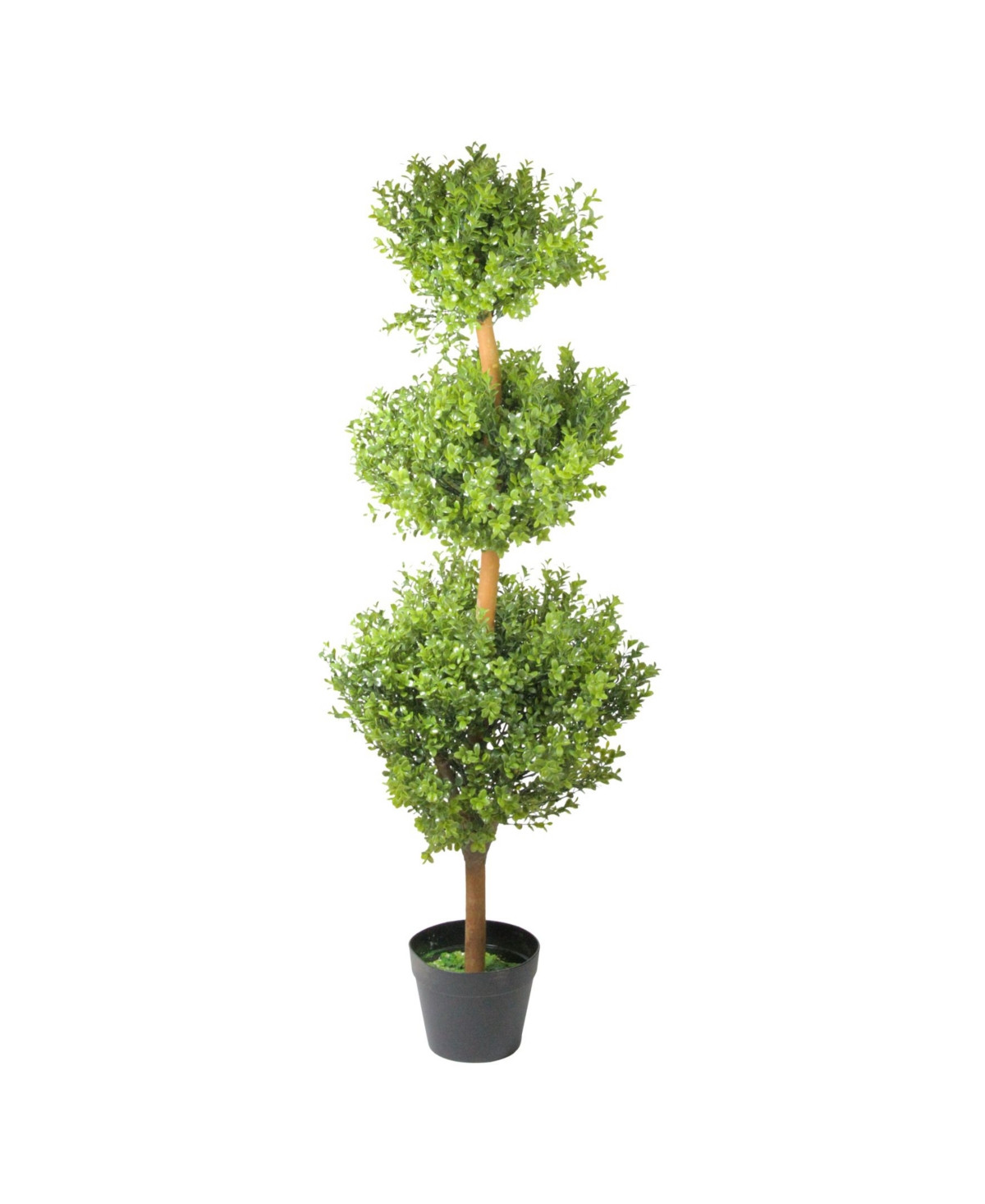 Northlight Potted Two-Tone Murraya Artificial Triple Ball Topiary Christmas Tree - Unlit | Macys (US)