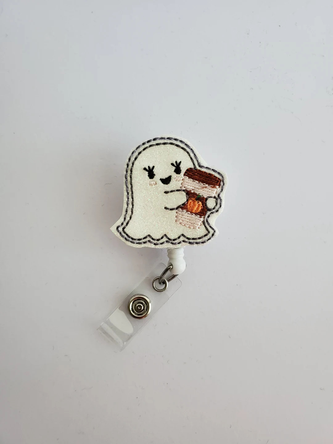 Ghost PSL Glitter Vinyl Feltie Retractable Badge Reel  Belt - Etsy | Etsy (US)
