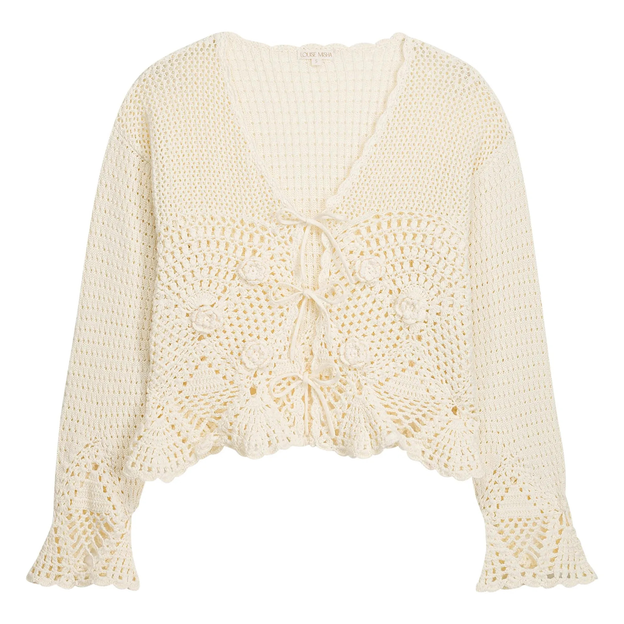 Molya Cotton Cardigan | Cream | Smallable