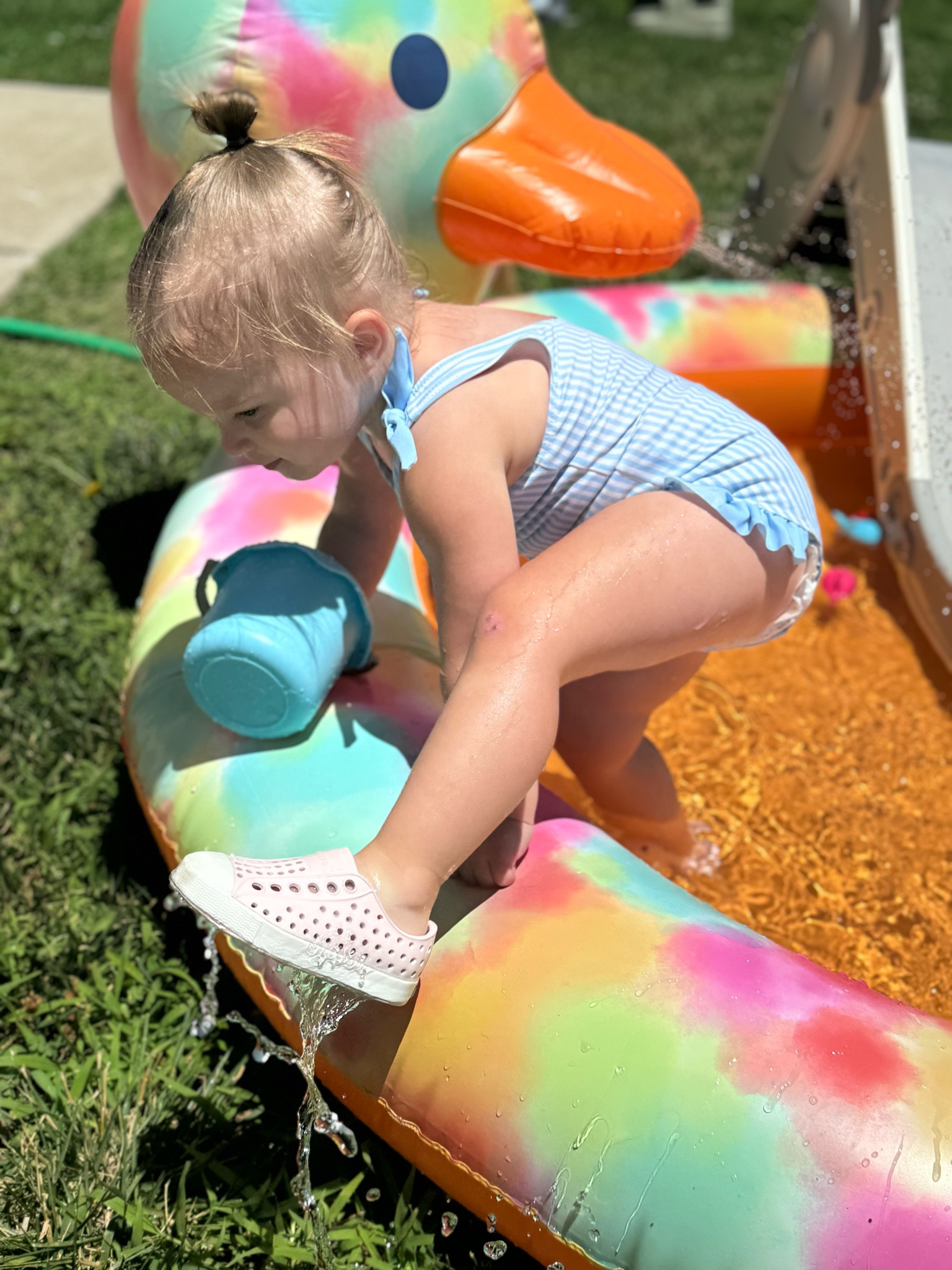 Outdoor is her favorite word so we made a whole thing of it today.. I’m obsessed with the native shoes. Perfect for outdoor and water 

#LTKBaby #LTKKids #LTKSwim