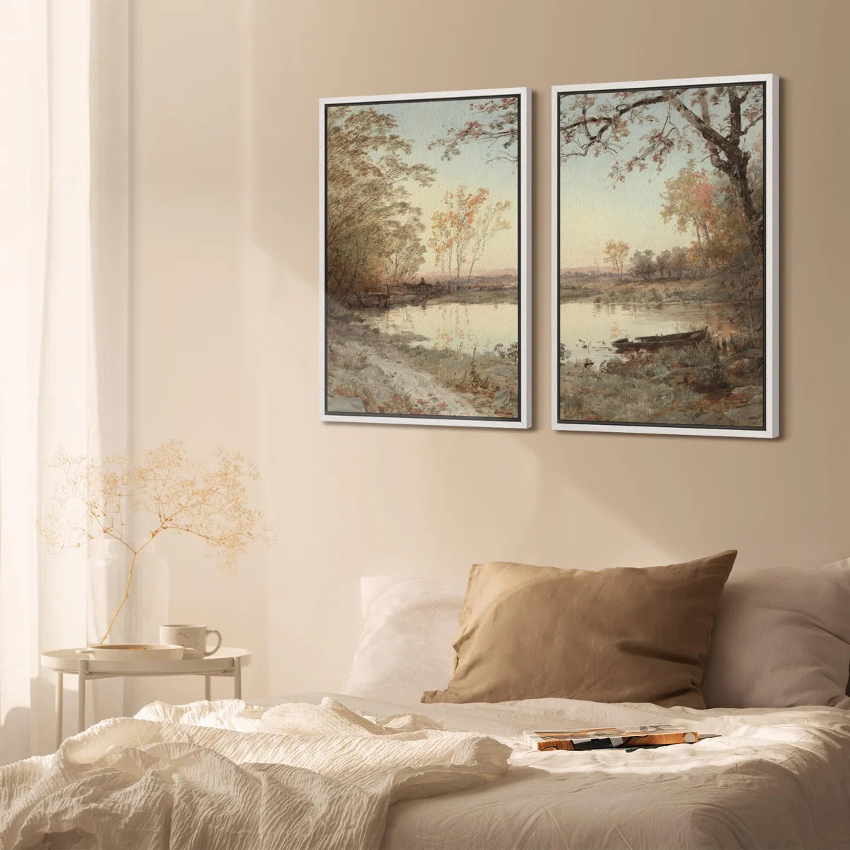 Rustic Countryside " Autumn Whispers " 2 - Pieces (Set of 2) | Wayfair North America