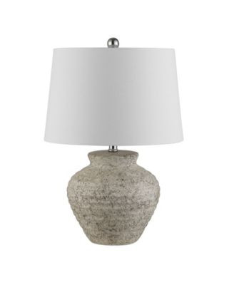 Safavieh Ledger Table Lamp - Light Gray | Macy's