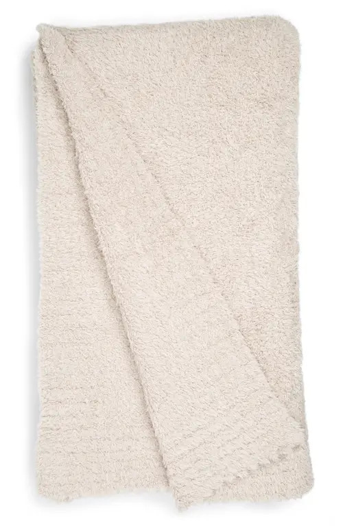 barefoot dreams CozyChic™ Throw Blanket in Stone at Nordstrom | Nordstrom