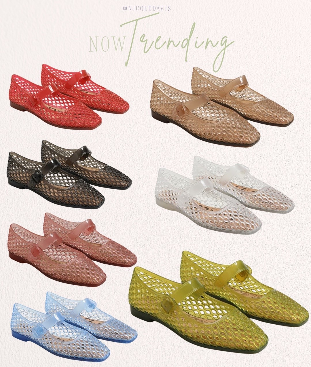 Jellies for adults!!! The perfect spring and summer shoe!

#trending #balletfalts #jellyshoes #springtime #summershoe

#LTKootd #LTKWorkwear #LTKmomlife
