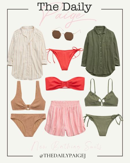 If you’re looking for some swimsuits and some coverups for a great vacation outfit, aerie has the cutest bathing suits and coverups on sale! 

Spring bathing suit, bathing suit coverups, red swimsuit, green swimsuit, neutral swimsuit 

#LTKfindsunder50 #LTKSeasonal #LTKswim