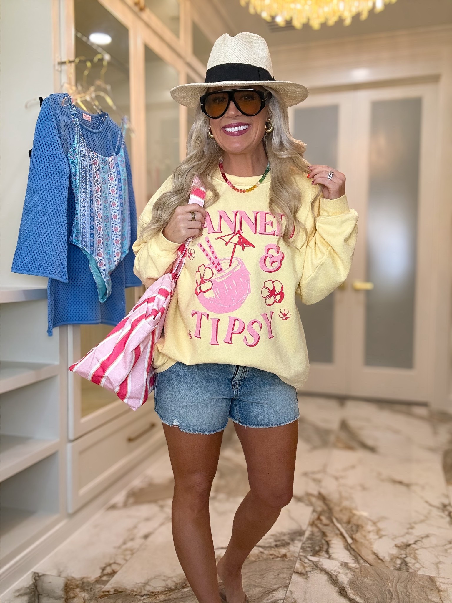 Obsessed with this pullover!!! Use code SEQUINS at checkout , size large 

#LTKSwim #LTKootd #LTKSeasonal