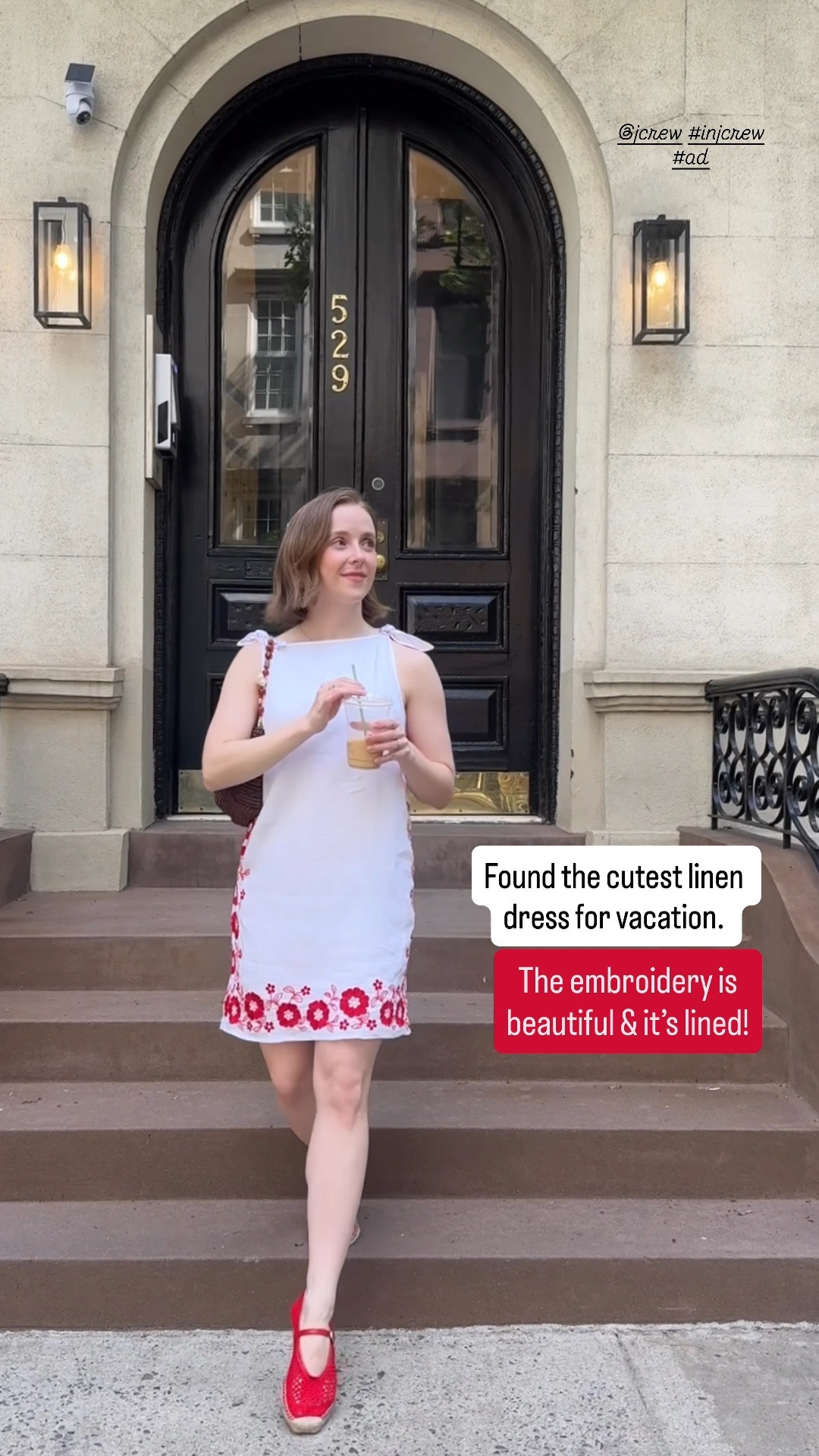 The prettiest embroidered linen dress for hot weather days. Beautiful to take on vacation too! Wearing xs. Lined and breezy! @jcrew  #injcrew #ad

#LTKSaleAlert #LTKPetite