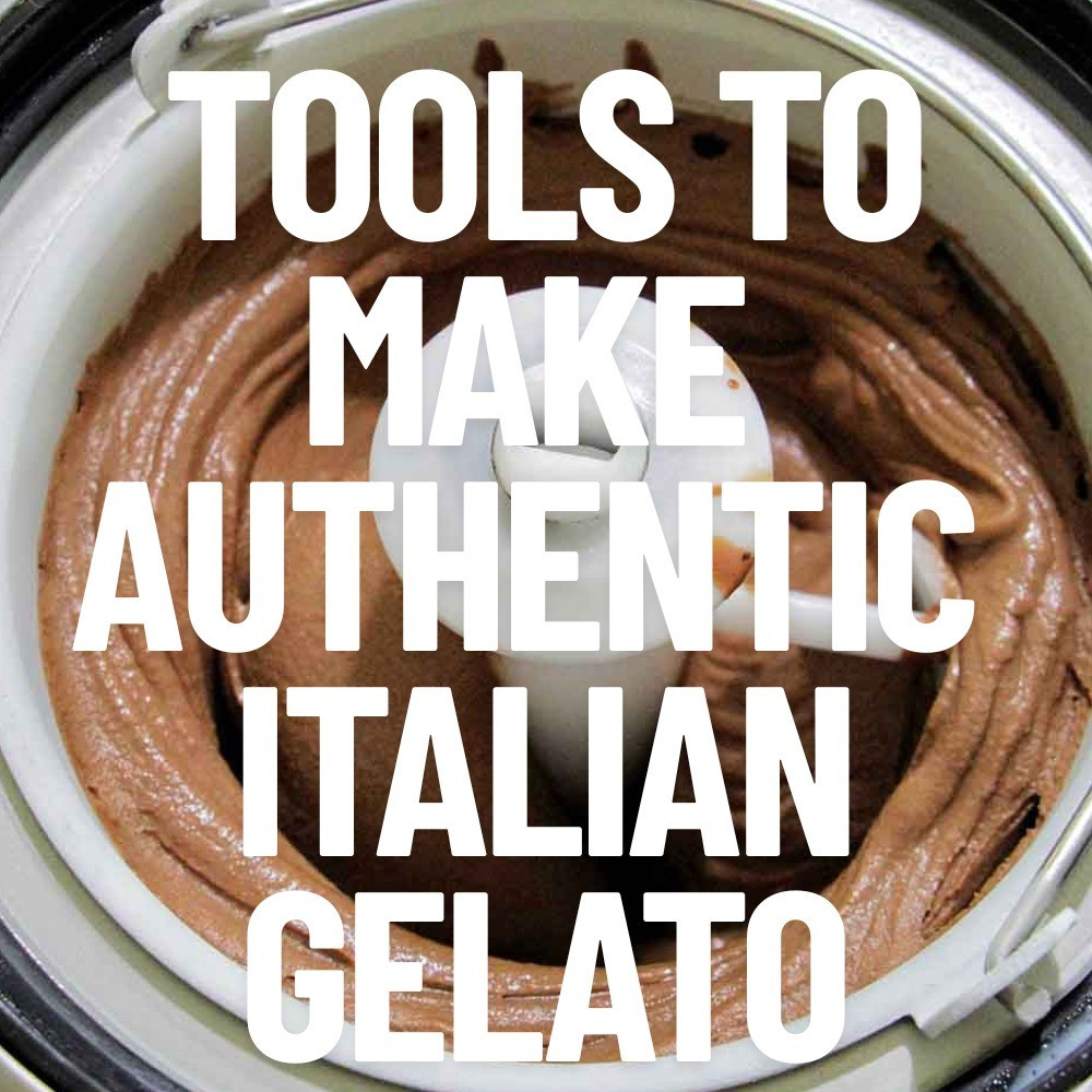 All of my favorite tools for making authentic Italian gelato, just like I learned in culinary school in Italy.

