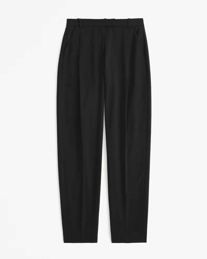 Abercrombie & Fitch Women's Low Rise Taper Pant in Black - Size 26 LONG | Abercrombie & Fitch (US)