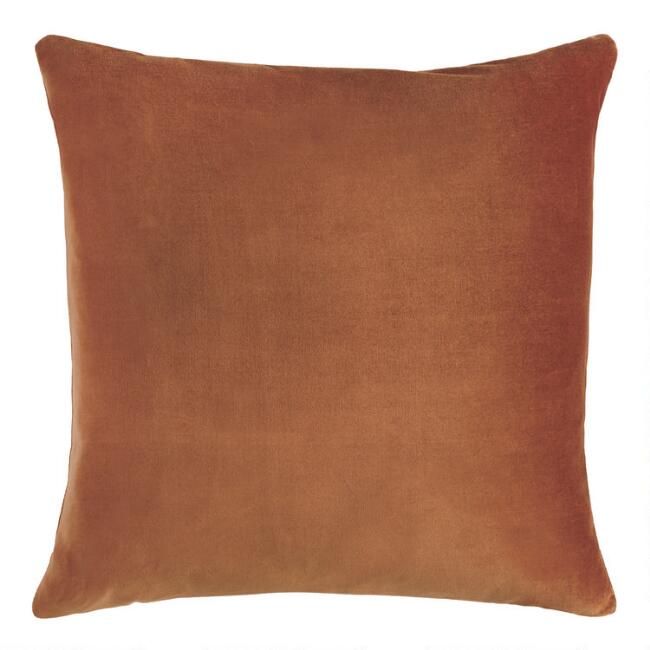 Copper Velvet Throw Pillow
							var ensTmplname="Copper Velvet Throw Pillow";
							ensTmplnam... | World Market