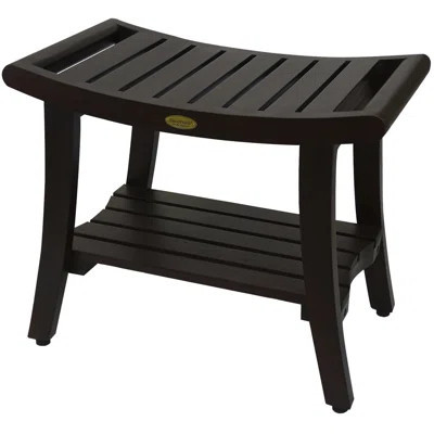 DecoTeak Harmony Teak Shower Bench, DecoTeak, Teak Shower Bench, Teak Shower Stool, Teak Bench Shower, Teak Wood Shower Bench, Teak Shower Seat, Woode | Wayfair North America