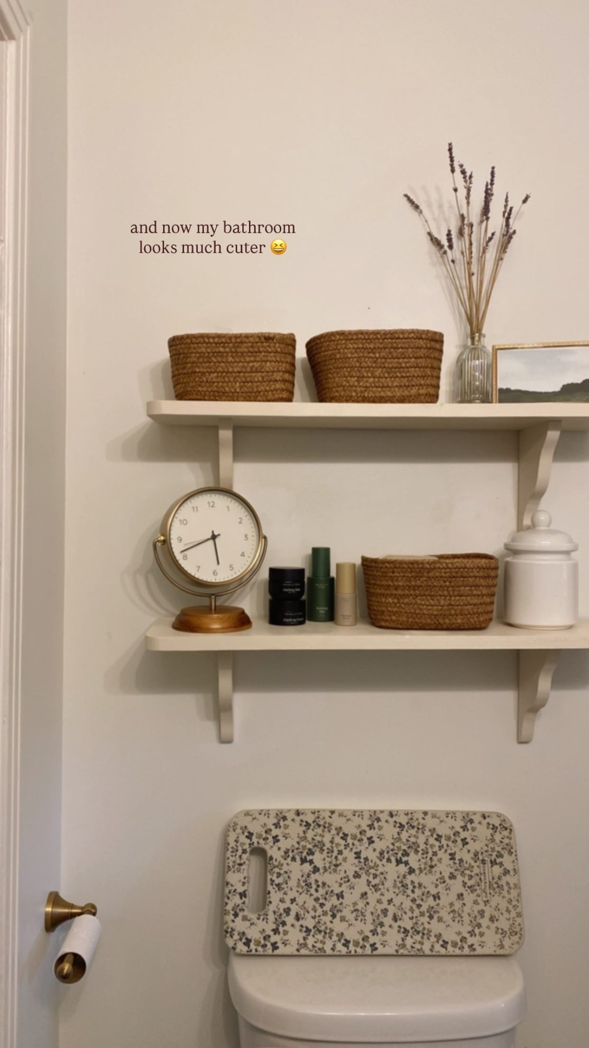 a cutie little bathroom storage upgrade 

#LTKFindsUnder50 #LTKSaleAlert #LTKHome