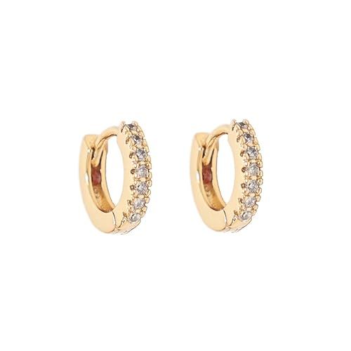 Huggie Earrings - Small Hoop Earrings - Hoop Earrings for Women - Diamond Earrings - Gold Hoop Ea... | Amazon (US)