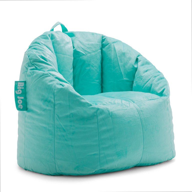 Big Joe Milano Bean Bag Chair, Mint Plush Fabric | Walmart (US)