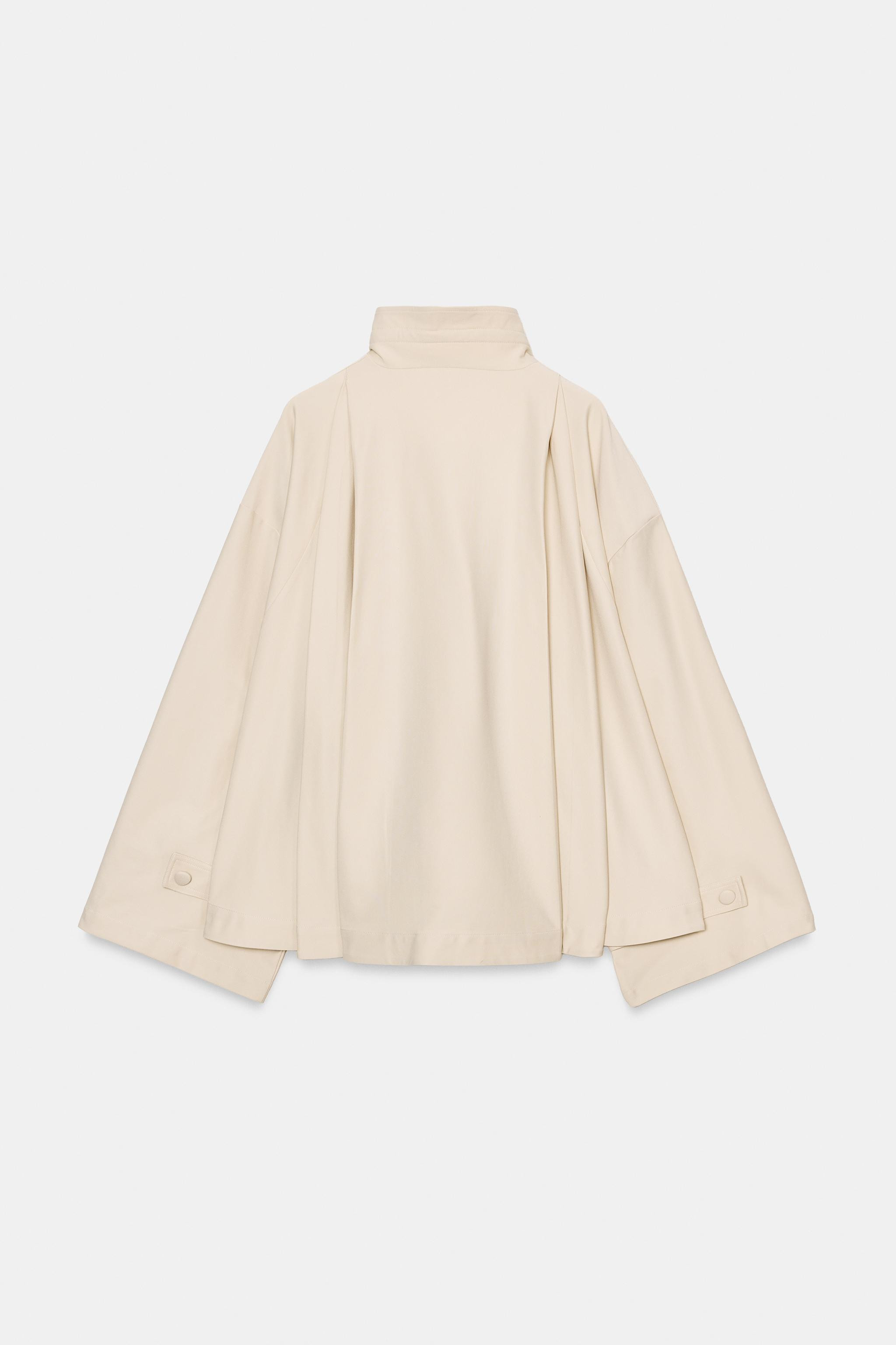 FLUID HIGH NECK JACKET | Zara UK
