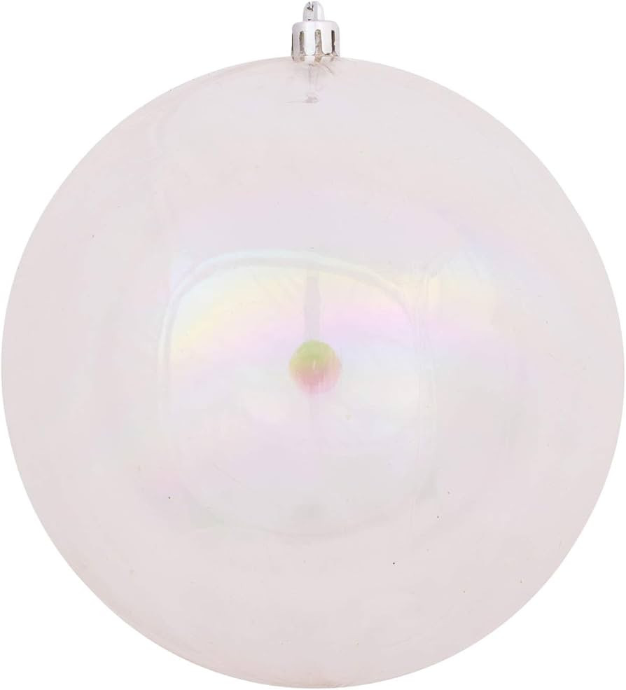 Vickerman Clear Iridescent Ball Ornament | Amazon (US)