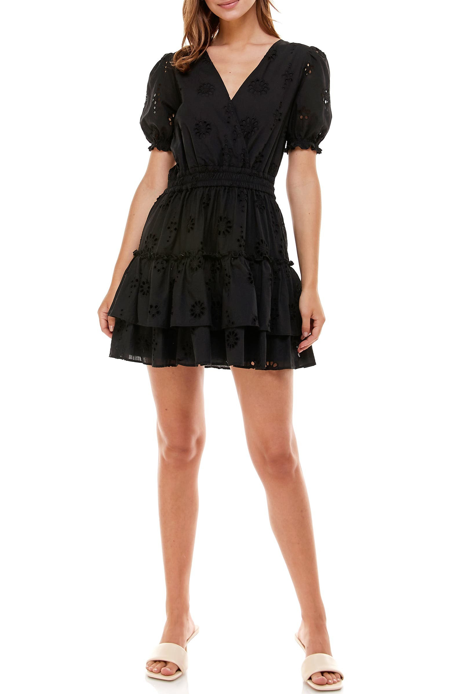 Reese Faux Wrap Minidress | Nordstrom