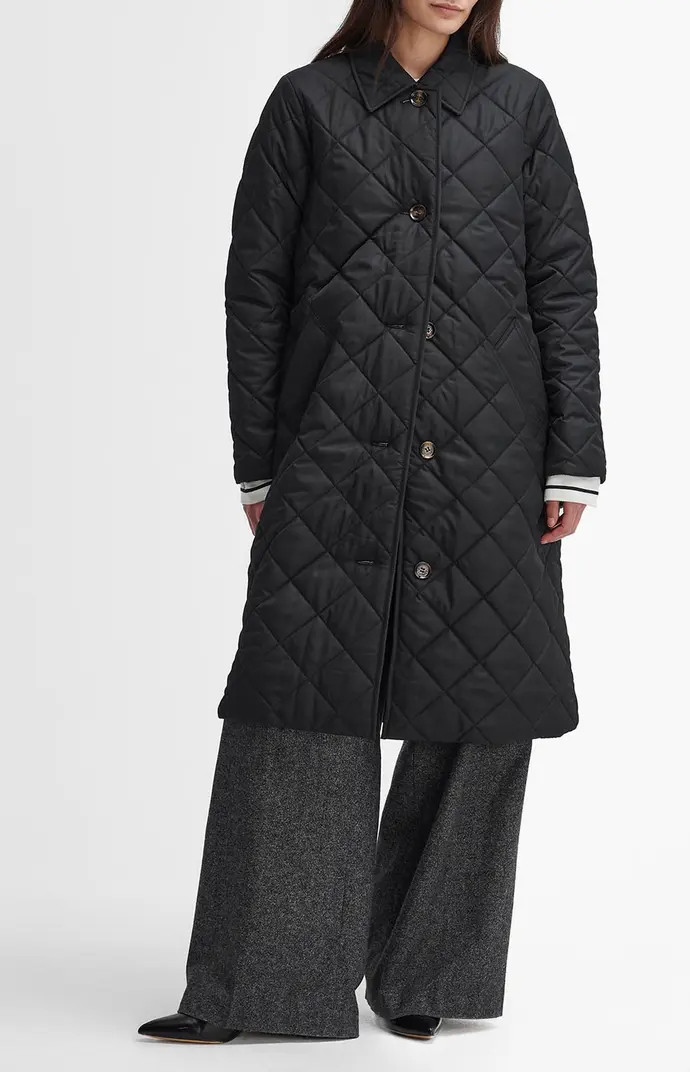 Barbour Cordelia Quilted Longline Jacket | Nordstrom | Nordstrom