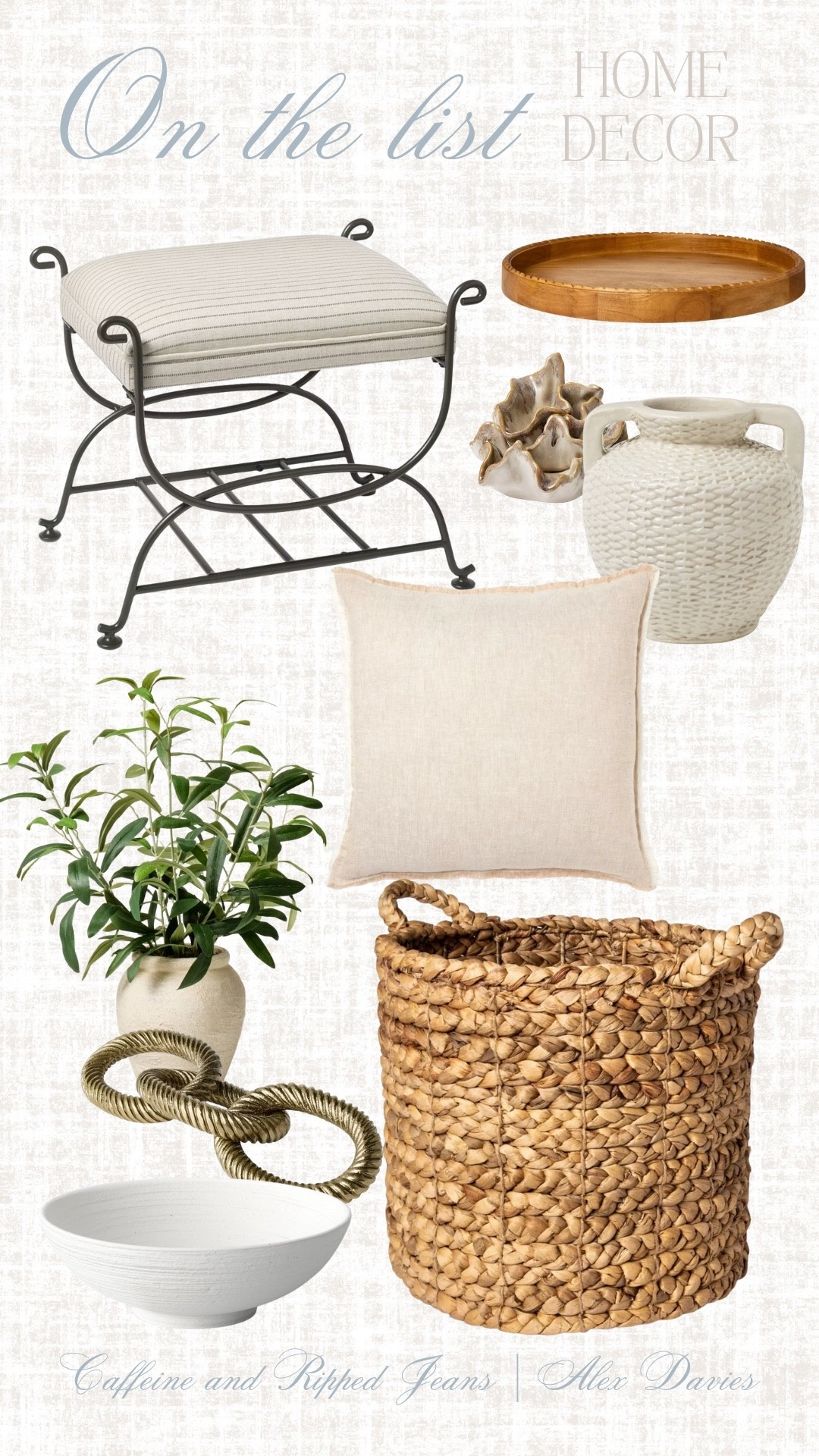 // target new arrivals // target home decor // cute home decor // neutral home decor // bowl // decorative bowl // decorative throw pillows // vases // ottoman // lamps // chain link // 

#LTKFindsUnder100 #LTKFindsUnder50 #LTKHome