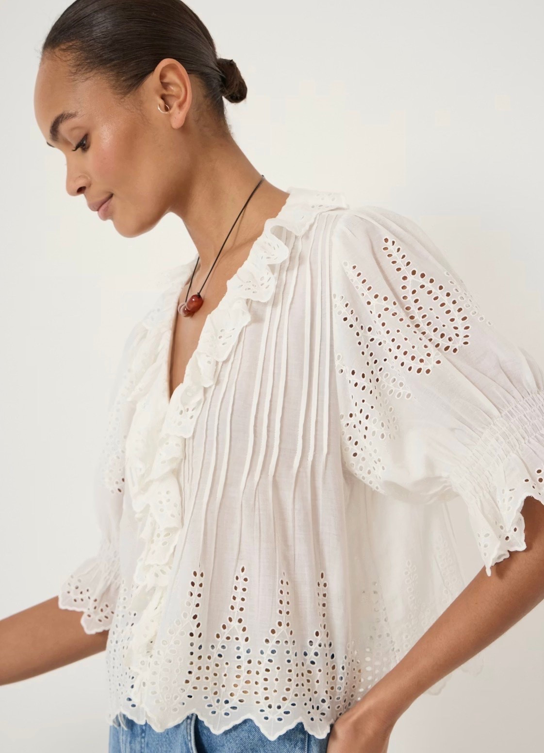 This pretty top works with all your summer separates x

#LTKsummer #LTKstyletip #LTKover50style