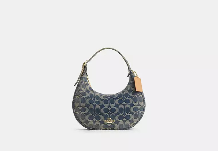 Emily Shoulder Bag In Signature Regenerative Cotton Denim | Coach (US)