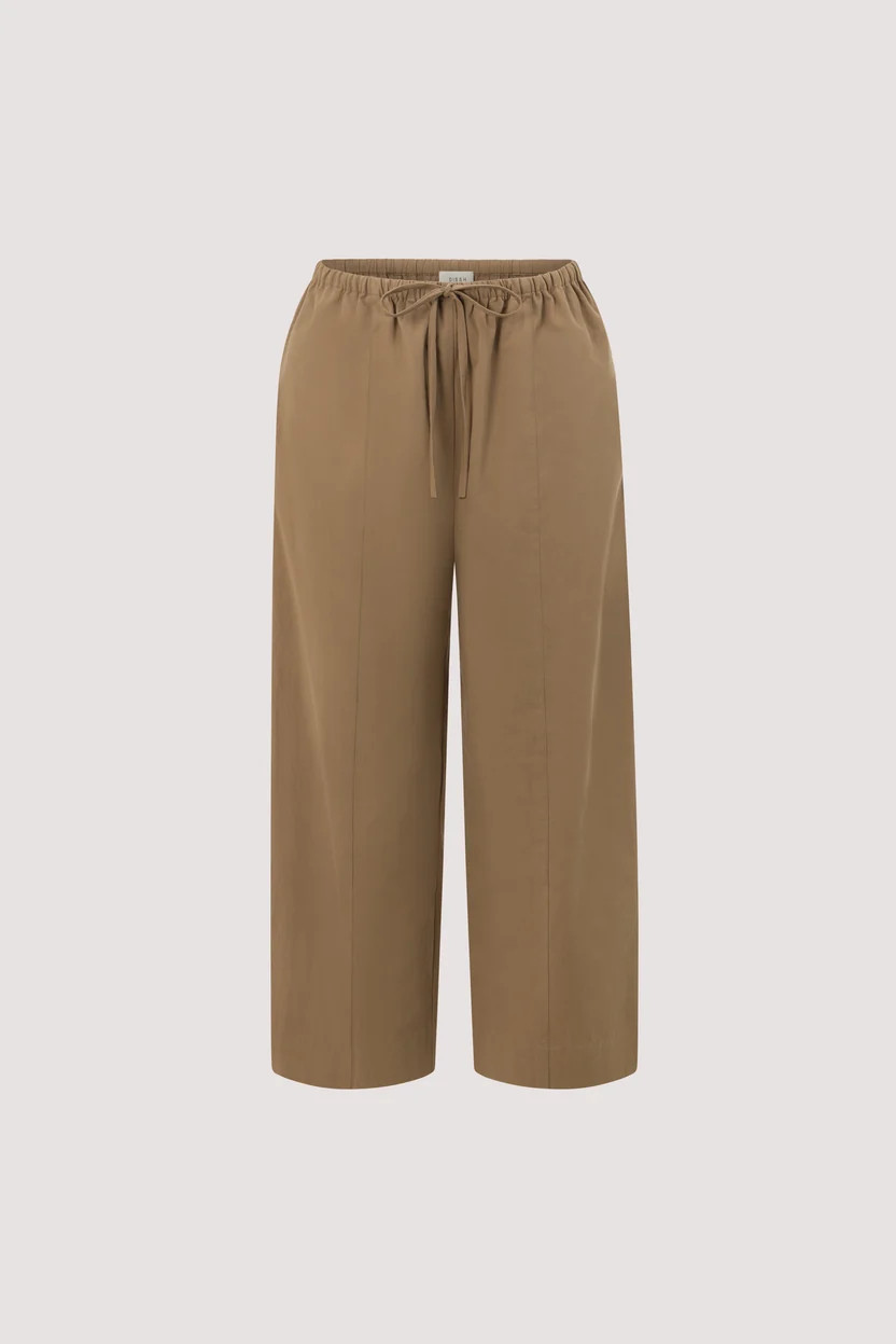 SCOUT WHEAT POPLIN BARREL PANT | DISSH