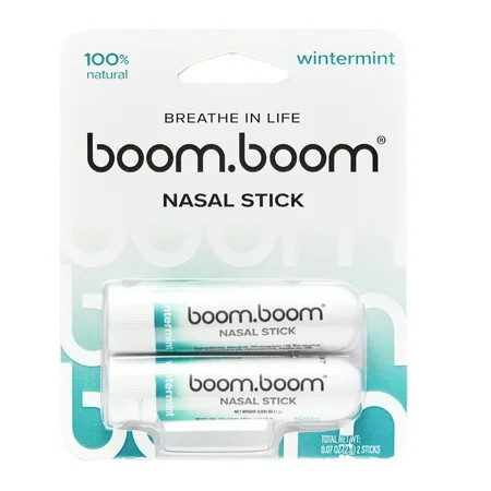 BoomBoom Nasal Stick, Wintermint 2pk | Walmart (US)