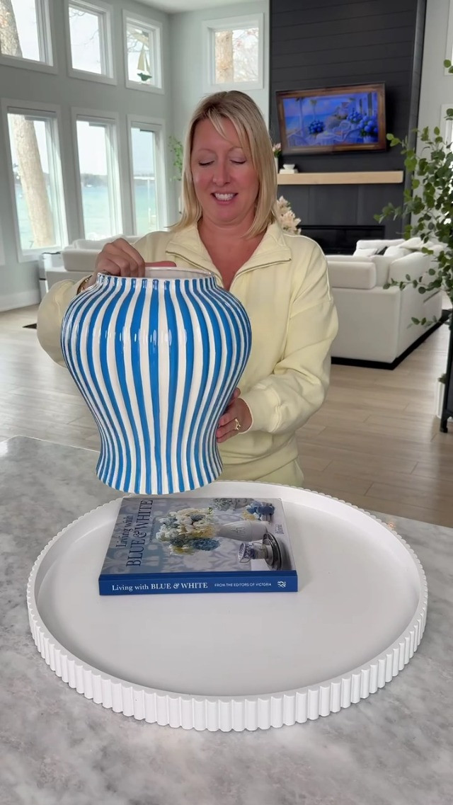 Watch Striped Ginger Jars That Will Elevate Your Decor on Amazon Live | Amazon (US)