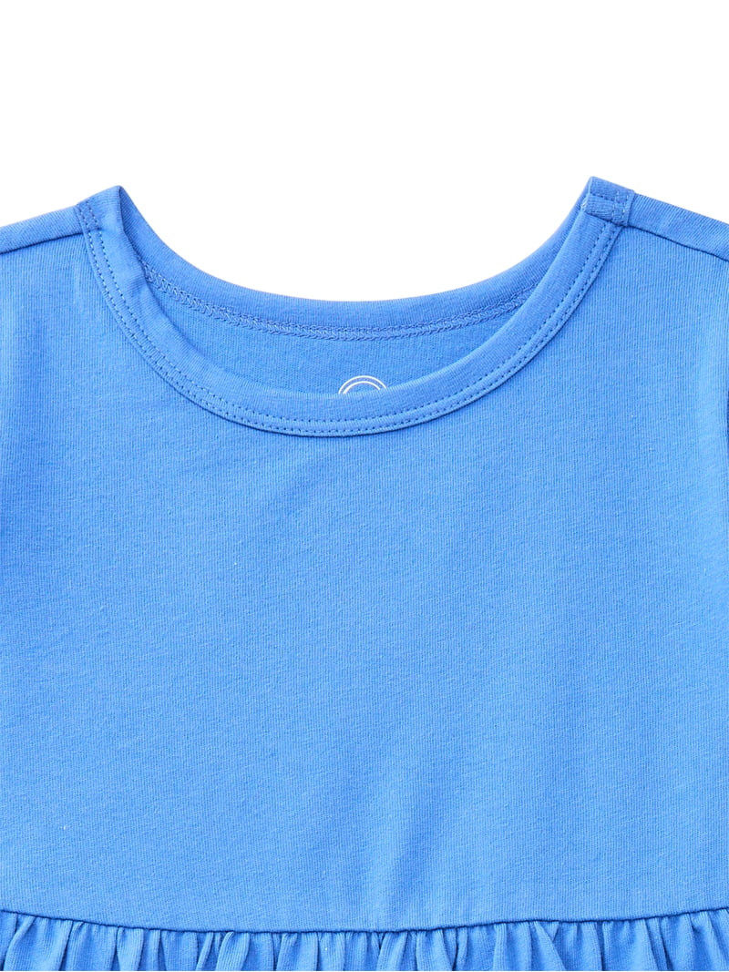 Wonder Nation Toddler Girls Play Dress with Short Sleeves, Sizes 12M-5T | Walmart (US)