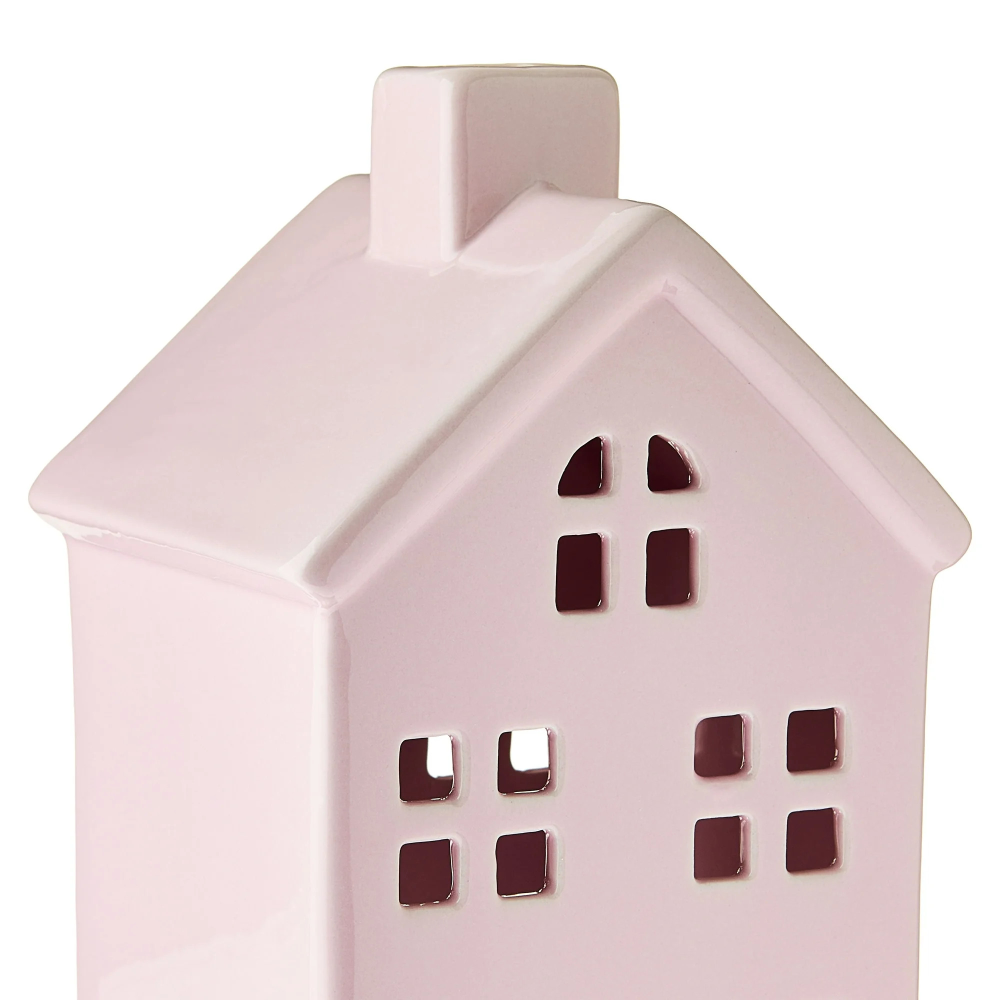 Ceramic House Tabletop Decoration, Pink, 8", Valentine's Day by Way To Celebrate | Walmart (US)