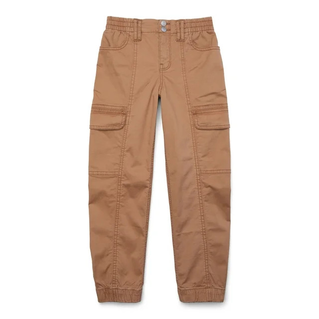 Wonder Nation Girls Cargo Joggers, Sizes 4-18 & Plus - Walmart.com | Walmart (US)