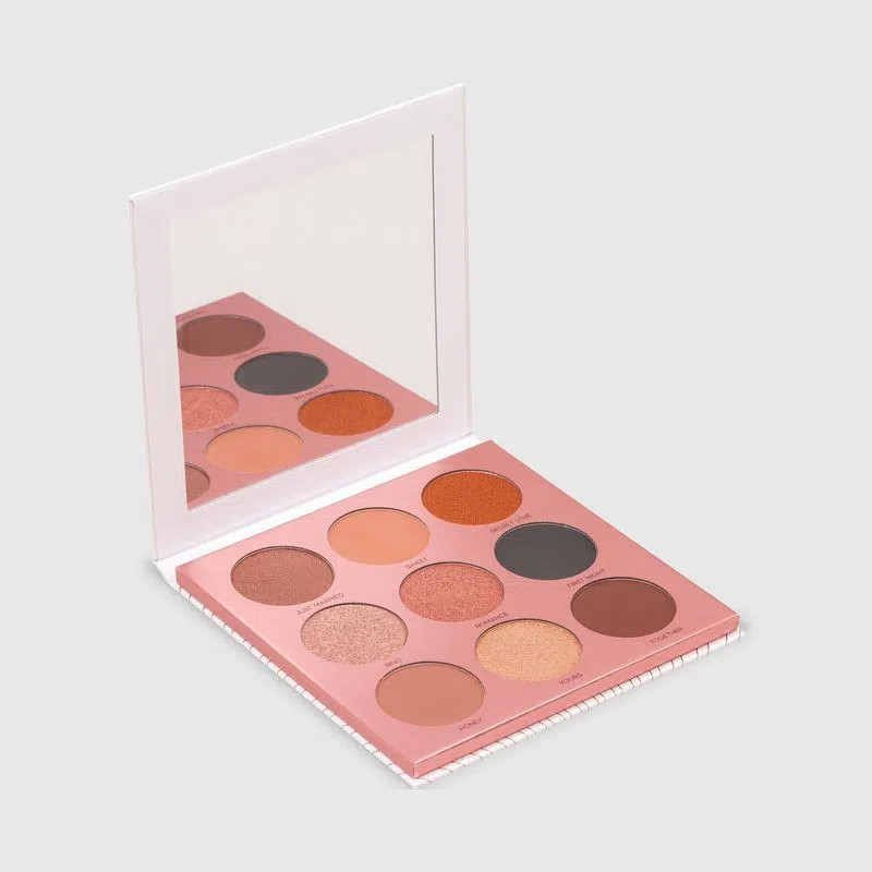 Kit Paleta de Sombras  + Esponja Flat Blend - Maquiagens e cosméticos Océane: Pincéis, paletas... | Oceane (BR)