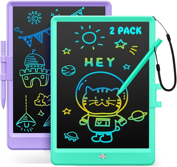 Toys for 3-6 Year Old Girls Boys, 2Pack LCD Writing Tablet for Kids Doodle Board, Reusable Drawin... | Amazon (US)