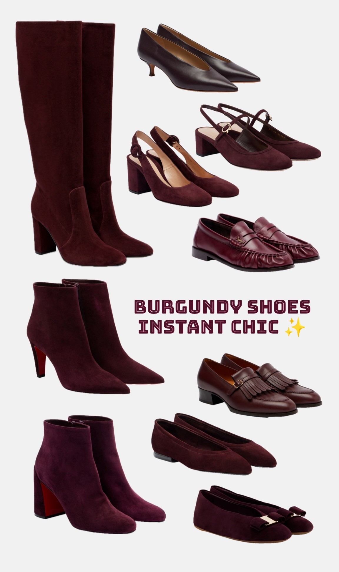 From desk to dinner to weekend strolls.. burgundy shoes cover it all! 
#Mytheresa Ambassador /AD

#LTKShoeCrush #LTKWorkwear #LTKStyleTip