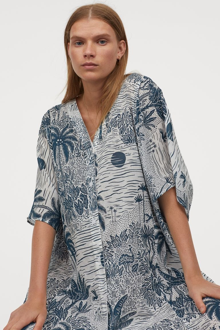 Cotton-blend Kaftan | H&M (US + CA)