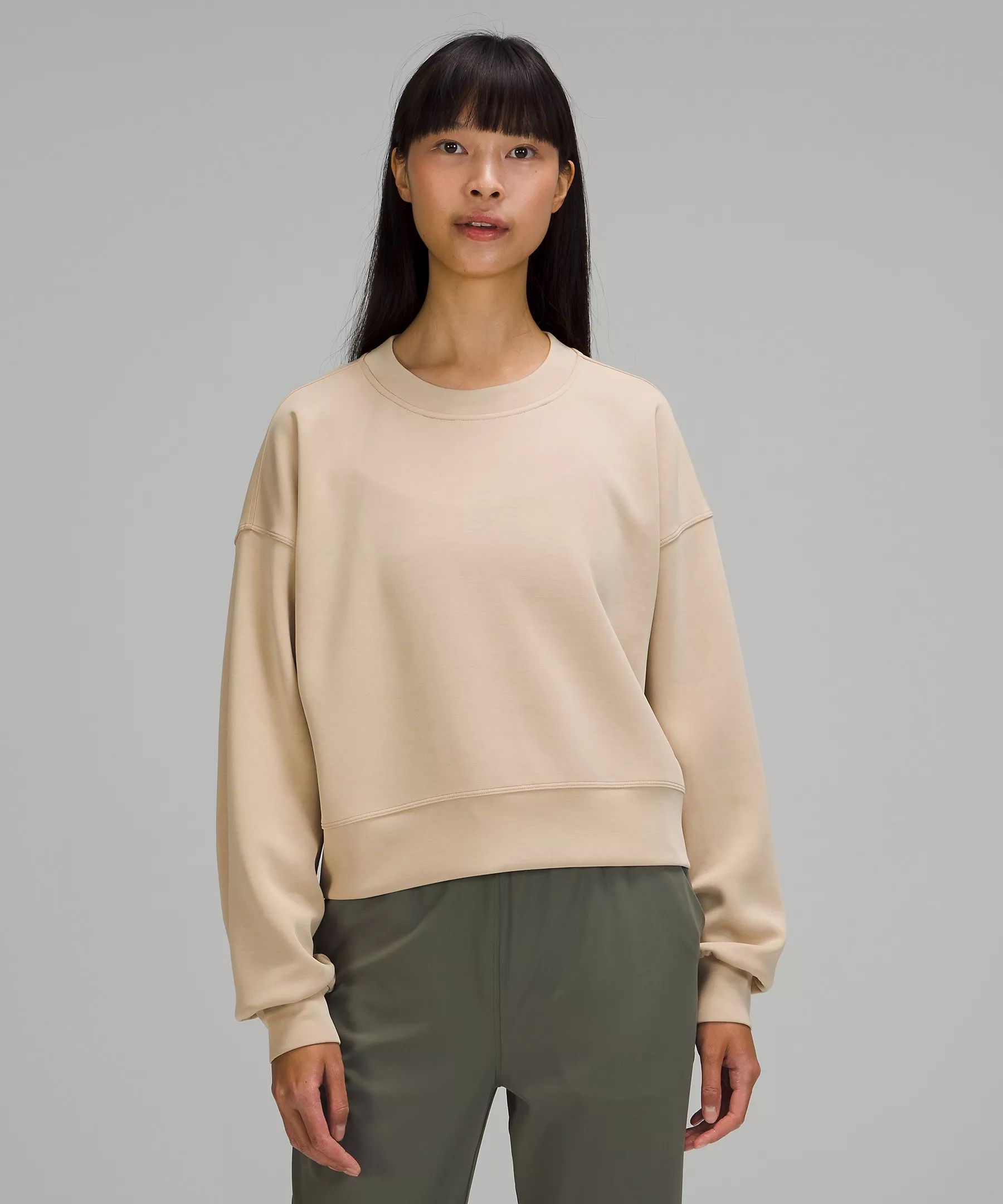 Softstreme Perfectly Oversized Cropped Crew | Lululemon (US)