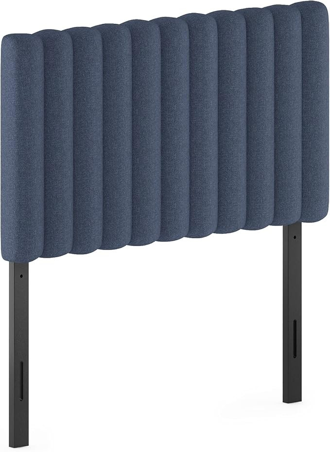 Furinno Roanne Upholstered Tufted Headboard, Twin, Denim | Amazon (US)