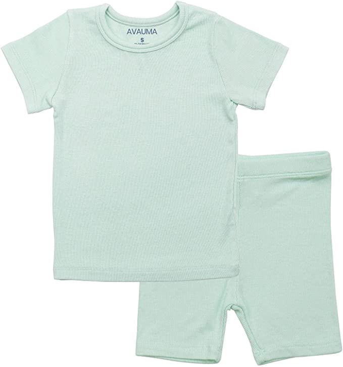 AVAUMA Baby Boys Girls Pajama Set Kids Toddler Snug fit Ribbed Sleepwear pjs for Daily Life Style | Amazon (US)