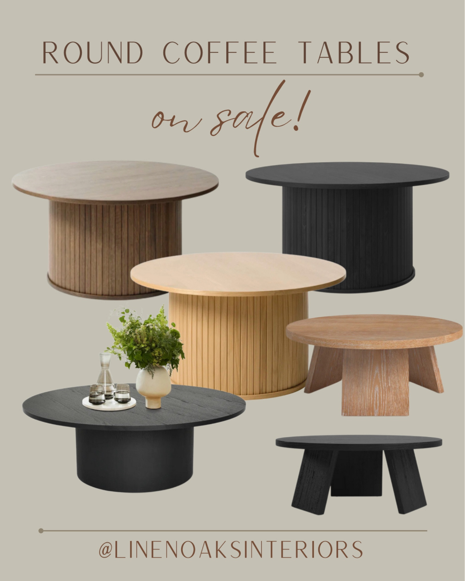 Coffee table sale!
Round coffee tables, coffee table, wood coffee table, table sale, coffee table sale, black coffee tables 

#LTKhome #LTKCyberWeek #LTKSeasonal